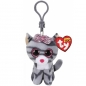 Ty Beanie Boos: Kiki - maskotka-brelok szary kot, 8.5cm (35243)
