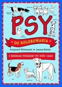 Psy do kolorowania - z kredkami poznajemy psy