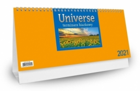 Kalendarz 2021 Biurkowy Universe - pomarańcz CRUX - Praca zbiorowa