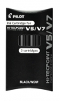 Naboje do cienkopisu Pilot V5 Hi-Tecpoint Cardige System 3 szt. czarne (IC-50-V5-B)
