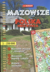 Polska Niezwykła Mazowsze Atlas turystyczny samochodowy - <br />