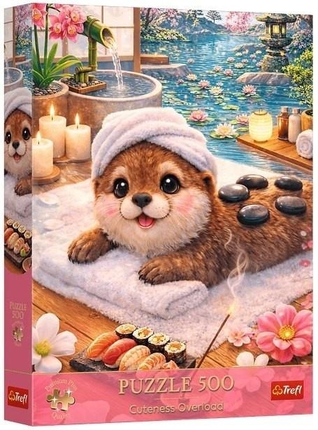 Puzzle 500 Urocza wydra TREFL