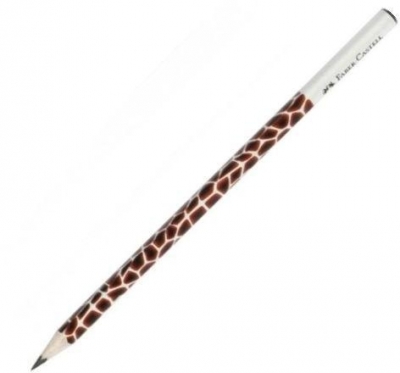 Ołówek trójkatny (opakowanie 12 szt) motyw żyrafy