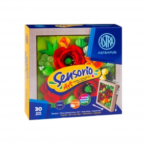 Zestaw lekkiej masy Sensorio Art z ramką Astrafun Maki - 30 kol.