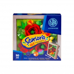 Zestaw lekkiej masy Sensorio Art z ramką Astrafun Maki - 30 kol.
