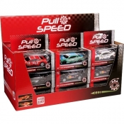 Pull & Speed Mixed Sport Cars Display (17043)