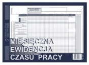 Druki kadrowe: Miesięczna ewidencja czasu pracy