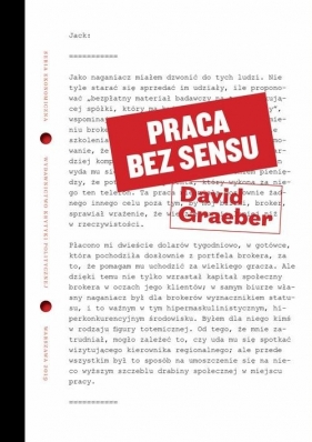 Praca bez sensu - David Graeber