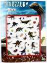 Książeczka z wypukłymi naklejkami. Dinozaury Opracowanie zbiorowe