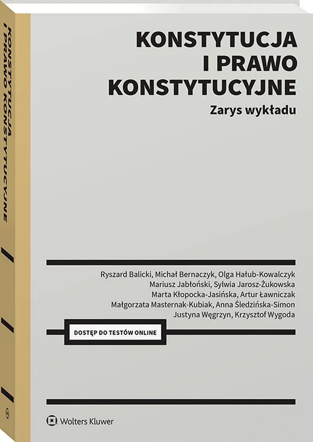 <img src='https://webimage.pl/pics/433/5/d97883824654331.png' style='height:440px' /> Konstytucja i prawo konstytucyjne. Zarys wykładu