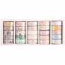Display Taśma klejąca dekoracyjna Washi Tape Narcissus SET 4 display mix 25