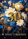 Karnet B6 3D Urodziny 30