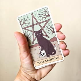 Tarot: Koty rządzą światem. Karty tarota + przewodnik - Catherine Davidson