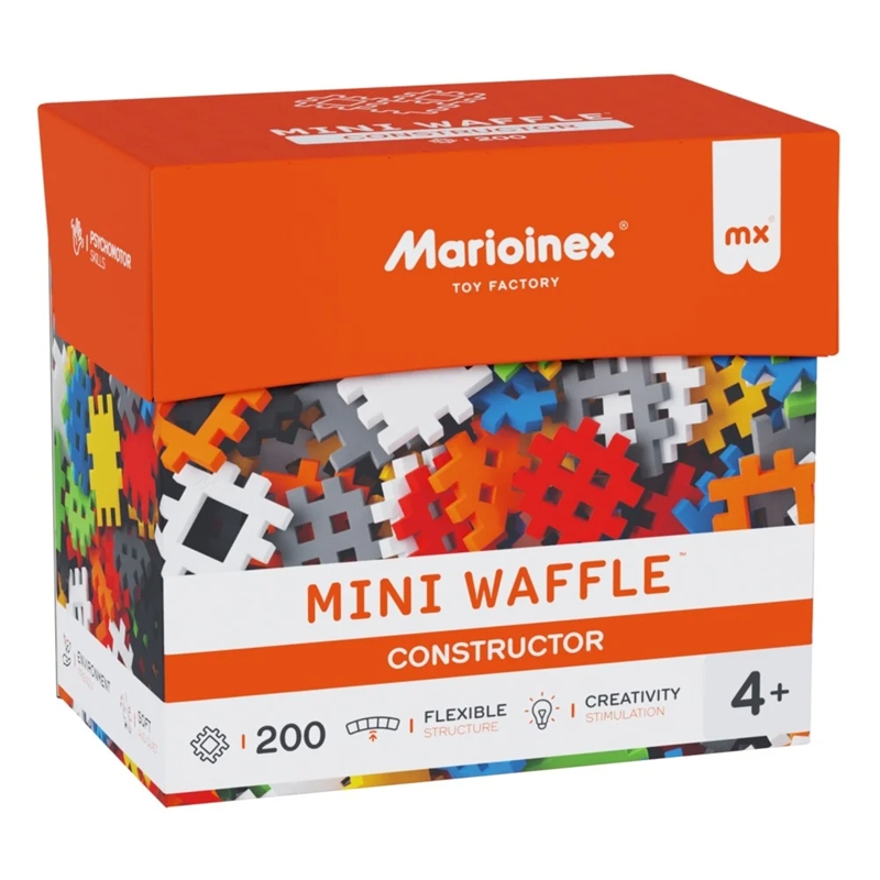 Mini Waffle - Konstruktor, 200 elementów