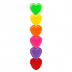 Happy Color, Zakreślacze Serca, 5 kolorów fluo