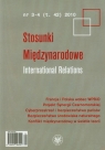 Stosunki Międzynarodowe 3-4/2010 International Relations Praca zbiorowa
