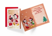Karnet B6 DS-050 Boże Narodzenie Myszka Miki
