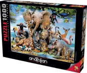 Puzzle 1000: Afrykańskie zwierzęta (1043)
