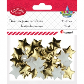 Dekoracje materiałowe gwiazdki (362010)
