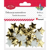 Dekoracje materiałowe gwiazdki (362010)