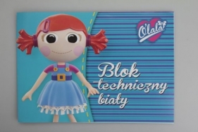 Blok techniczny biały A4/10k. z szablonem - <br />