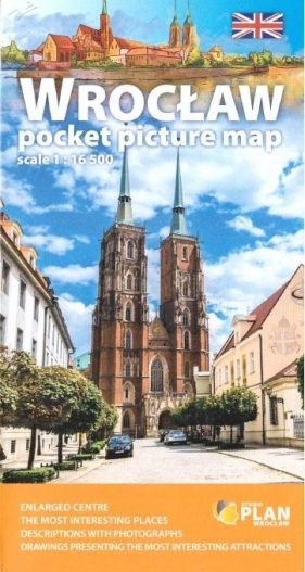 Plan kieszonkowy rys.-Wrocław w.angielska 1:16 500 - Opracowanie zbiorowe