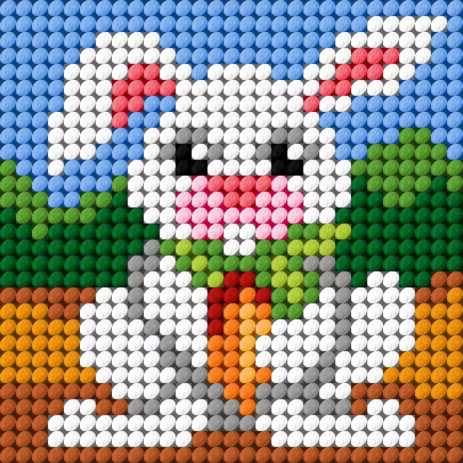 Haft. Moje pierwsze wyszywanie - Zajączek