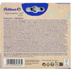 Zakreślacze Pelikan 490, 6 kolorów - Eco Pastel