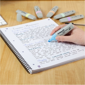 Zakreślacze Pelikan 490, 6 kolorów - Eco Pastel