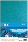 Filc dekoracyjny 20x30 cm 180 g/m2 - blue, 5 ark.