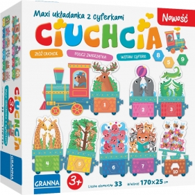 Maxi układanka - ciuchcia