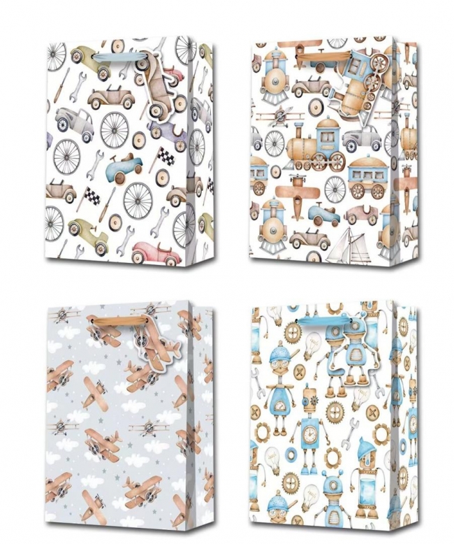 Torebka prezentowa M Pojazdy