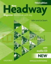 Headway New 3rd Ed Beginner WB +CD+key - John Soars, Liz Soars