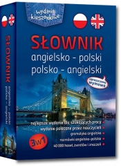 Słownik angielsko-polski, polsko-angielski 3w1 (Uszkodzona okładka)