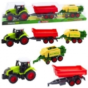 Traktor rolniczy z przyczepą