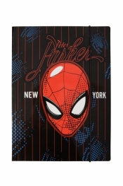 Teczka A4 kartonowa z gumką Disney Spider-Man wzór 2