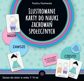 Ilustrowane karty do nauki zachowań społecznych - Pawłowska Paulina 