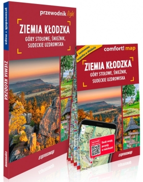 Ziemia kłodzka Góry Stołowe Śnieżnik sudeckie uzdrowiska light przewodnik + mapa