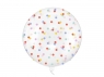 Balon Bubble Kropki transparentny 60cm