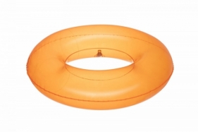 Koło do pływania przezroczyste 51 cm pomarańczowe (36022/46435)