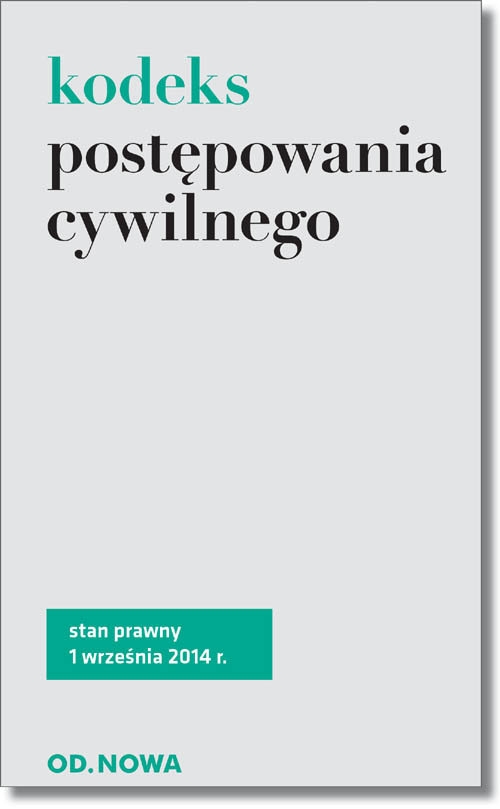 Kodeks postępowania cywilnego - broszura