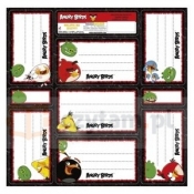 Nalepki na zeszyty Angry Birds