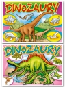 Kolorowanka Dinozaury A4 mix wzorów (Uszkodzona okładka)