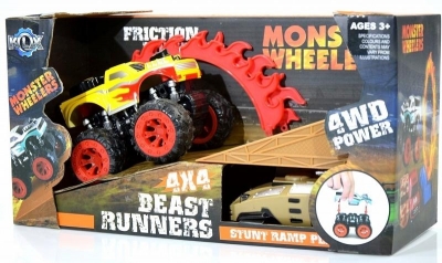 Mały zestaw wyścigowy monster truck