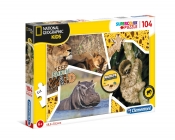 Puzzle National Geographic Kids 104: Wildlife Adventure (27143)