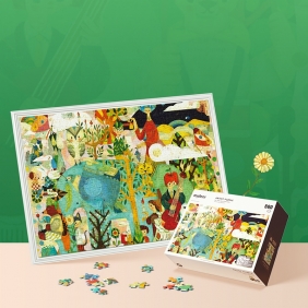 Puzzle artystyczne - Najlepsi przyjaciele, 500 el.
