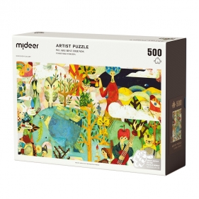 Puzzle artystyczne - Najlepsi przyjaciele, 500 el.