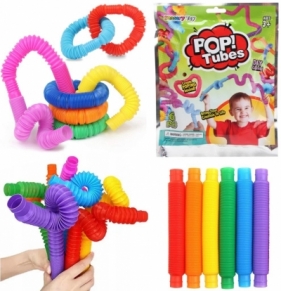 Rurki sensoryczne pop tube 6szt
