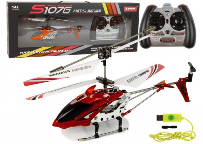 <img src='https://webimage.pl/pics/436/5/d5905991025436.jpg' style='height:440px' /> Helikopter R/C z żyroskopem Syma S107G czerwony