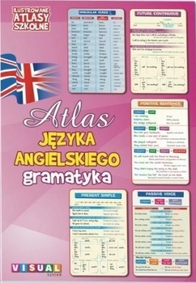Ilustrowany atlas szkolny. Atlas j.ang. gramatyka - Praca zbiorowa